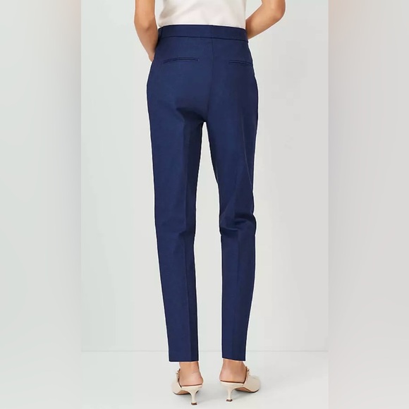 Ann Taylor Factory | Women’s blue tencel petite ankle pants, size 6P - Picture 3 of 15